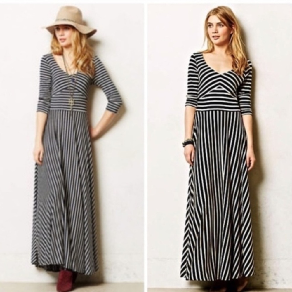 Puella Anthropologie Demarcation Maxi Dress M